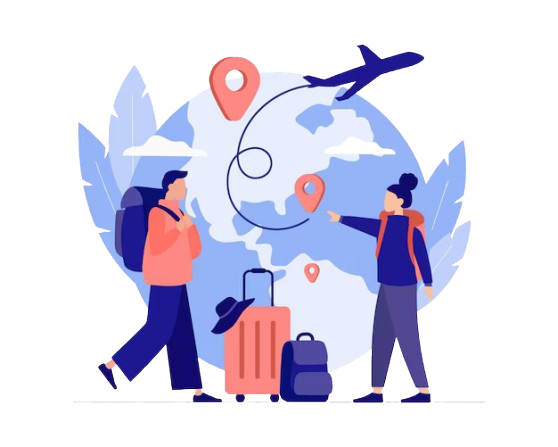 Passport & world map